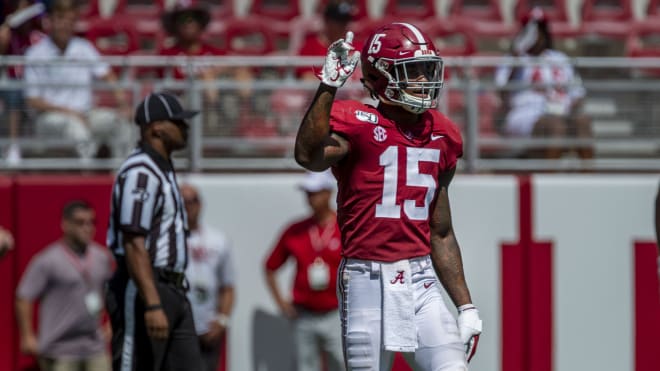 Alabama Crimson Tide football leans on safety Xavier McKinney in the back end of its defense.
