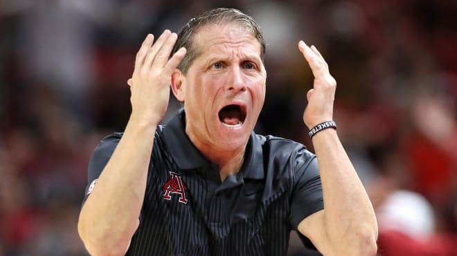 Arkansas HC Eric Musselman is reportedly interviewing with USC.