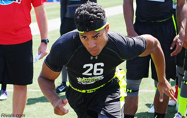 Trevon Sidney took home WR MVP honors at the Rivals Camp Series in Los Angeles.