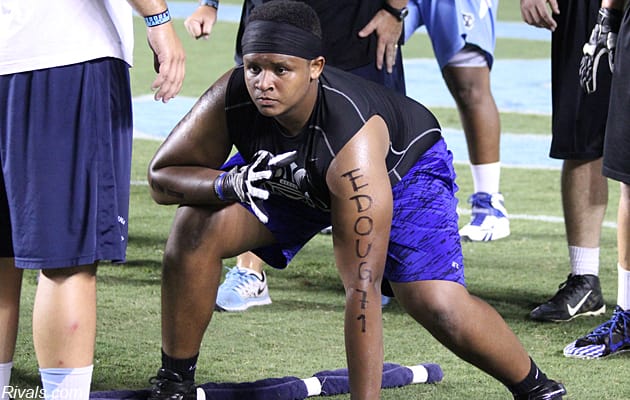 Mallard Creek OT Eric Douglas was thrilled to receive an offer from UNC earlier this week.