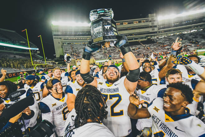 The West Virginia Mountaineers football team won the Black Diamond Trophy.