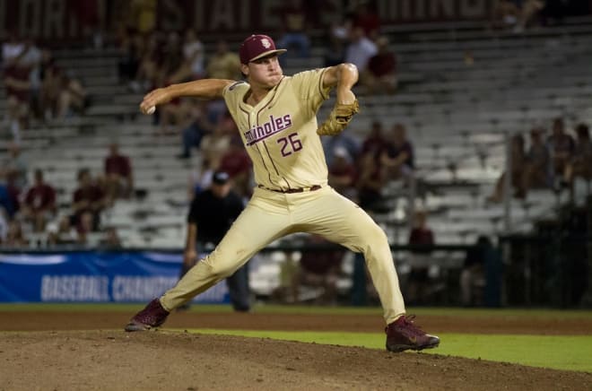 Florida State junior Cole Sands says he will use his two-seam fastball much more in 2018. 