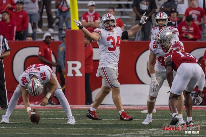 Ohio State shows trust in Mitch Rossi after first career touchdown