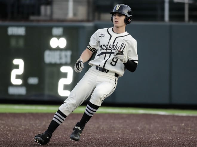 Carter Young had two hits, including a home run, in Vandy's 5-4 win over LSU. 
