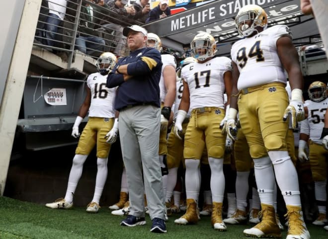 Notre Dame tries to improve to 5-6 today on Senior Day while keeping its bowl hopes alive.