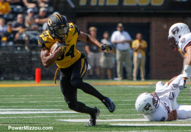 Missouri wide receiver Emanuel Hall will be counted on to help pick up the slack in the passing game due to the graduation of J'Mon Moore.