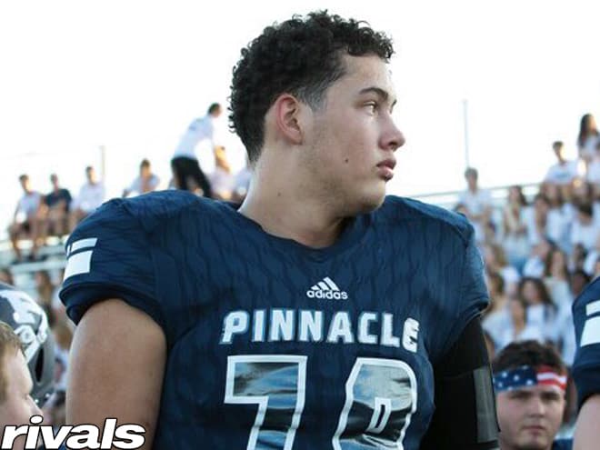 Tosh Baker (Pinnacle HS/Phoenix, Ariz.) is a priority offensive line target for USC in the 2020 class.