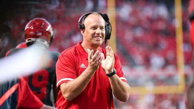 NC State Wolfpack football head coach Dave Doeren