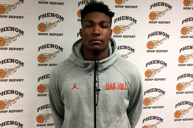 Mouth of Wilson (Va.) Oak Hill Academy junior center David McCormack is ranked No. 58 overall in the class of 2018 by Rivals.com.