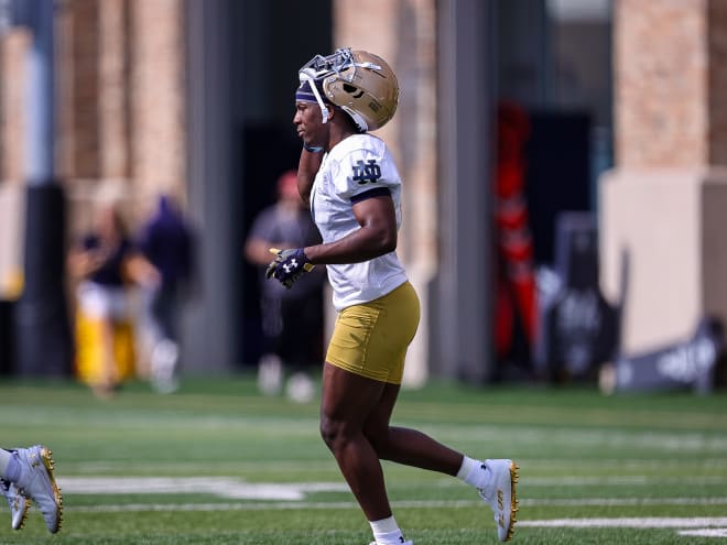 Safety Antonio Carter II, who completed a graduate transfer from Rhode Island to Notre Dame prior to the 2023 season, will return to the transfer portal.