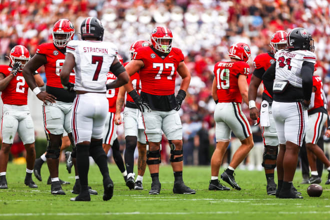 Tate Ratledge knows there's a lot that he and Georgia's offensive line can do to improve.