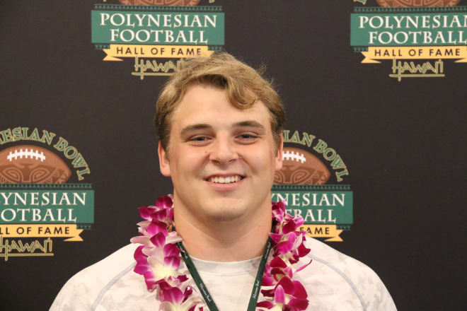 Minihan is all smiles at the Polynesian Bowl  