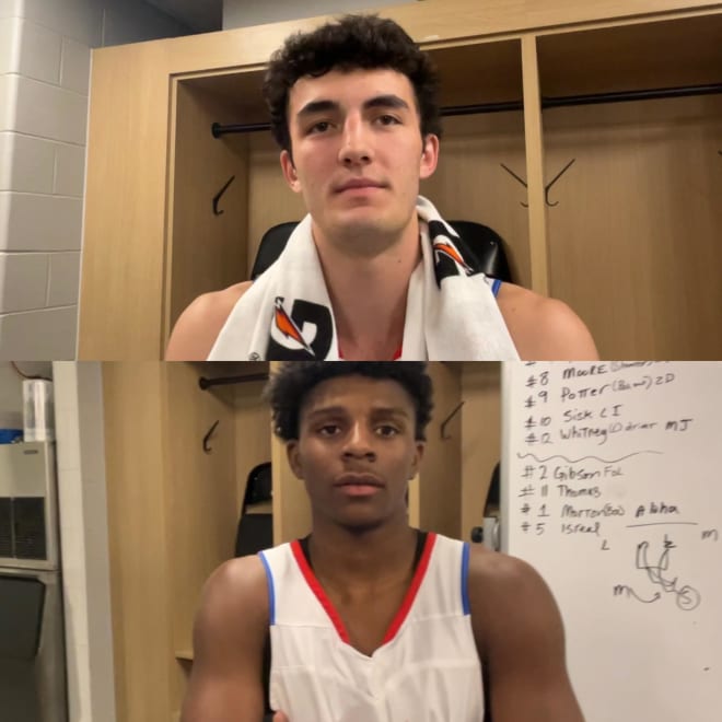 After teaming up on the Indiana All-Stars, Notre Dame men's basketball 2023 signees Markus Burton and Logan Imes are ready to join the Irish. The two have built on their prior relationship in the last week with the Indiana All-Stars.