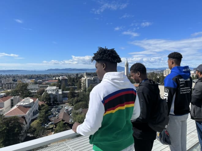 2023 running back Roderick Robinson (left) liked the talent that made the visit to Cal alongside him this weekend.