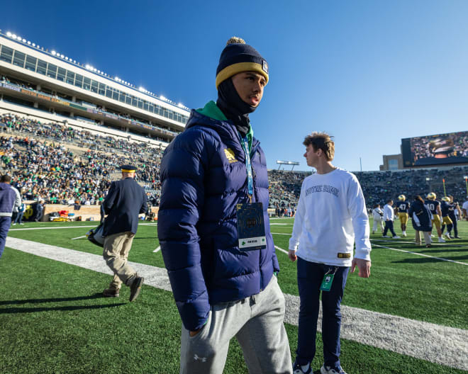 Ivan Taylor, pictured above, told Inside ND Sports on Tuesday he isn't backing off his Notre Dame commitment after the loss of Chris O'Leary. Taylor said he's now focused on getting to know more about cornerbacks coach Mike Mickens and defensive coordinator Al Golden.