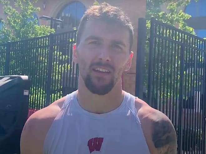 Wisconsin redshirt sophomore Preston Zachman. 