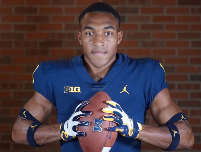 TreVeyon Henderson raved about his time at Michigan for its BBQ.