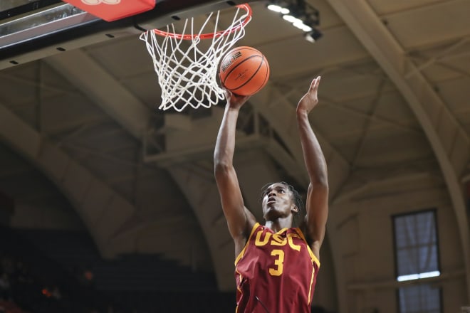 USC freshman Vincent Iwuchukwu has played nine games since his return from a lengthy recovery after going into cardiac arrest during a July workout.