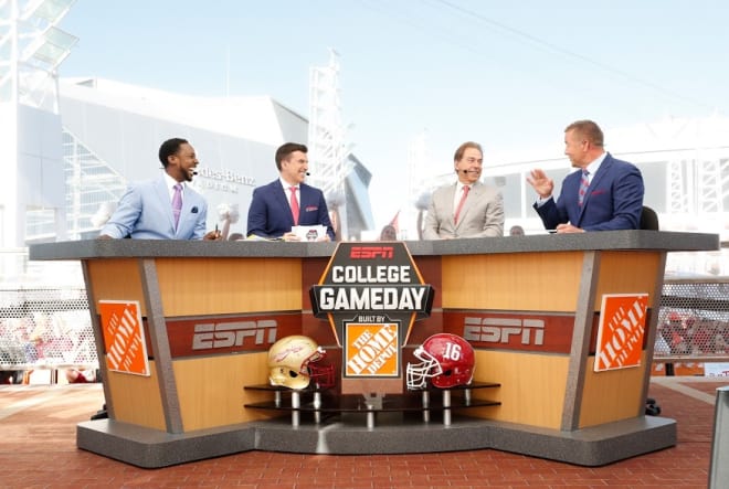 The College GameDay crew was on location for FSU's 2017 game against Alabama in Atlanta.