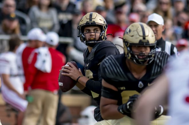 Quarterback Aidan O'Connell