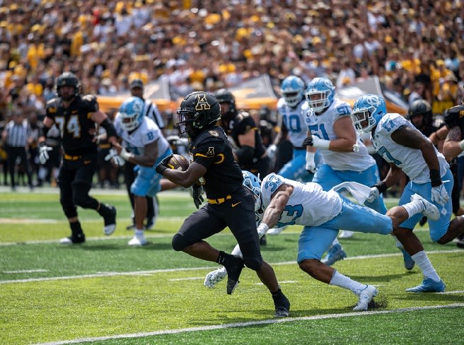 UNC allowed 61 points and 649 yards in a two-point win at Appalachian State on September 3.