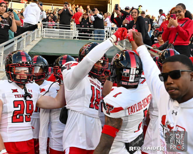 Dadrion Taylor-Demerson (1) led the Red Raiders in a defensive domination