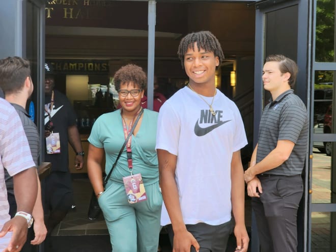 FSU wide receiver target Shelton Sampson said both he and his family "loved," the visit.