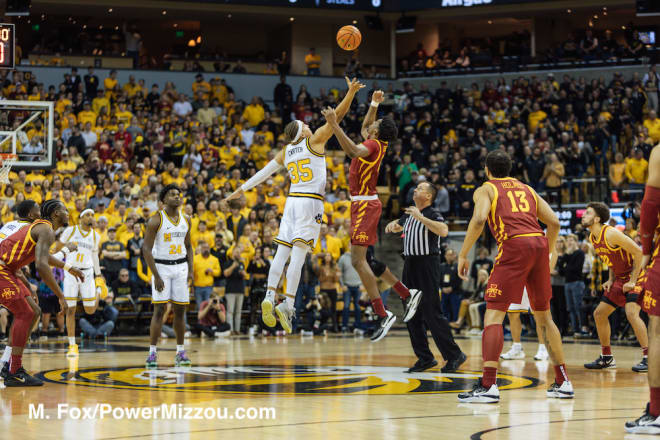 Missouri dominated Iowa State nearly from the opening tip