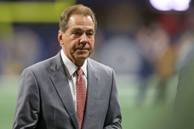 Alabama head coach Nick Saban. Photo | Brett Davis-USA TODAY Sports