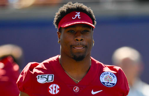 Alabama Crimson Tide running back Trey Sanders. Photo | Getty Images