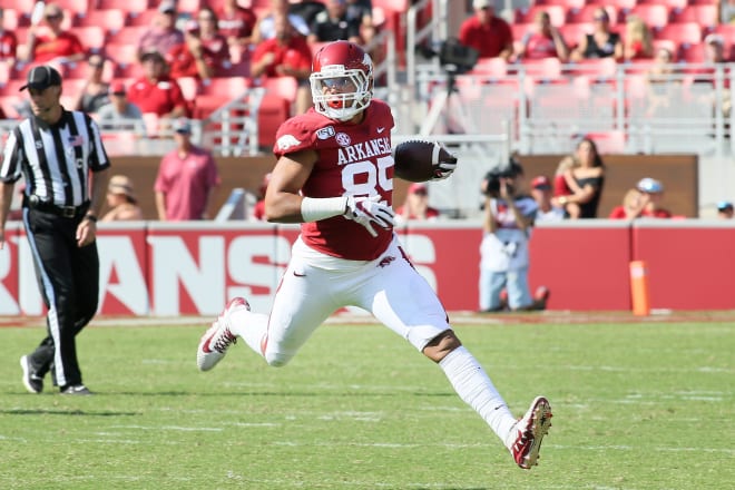Tight end Cheyenne O'Grady is likely done playing for the Razorbacks.
