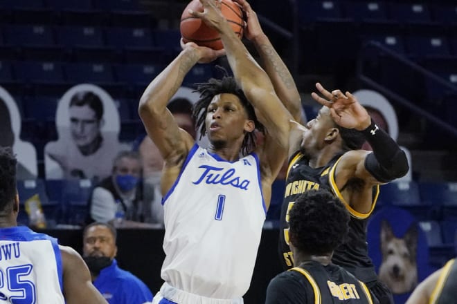 Brandon Rachal led Tulsa with 17 points against Wichita State.