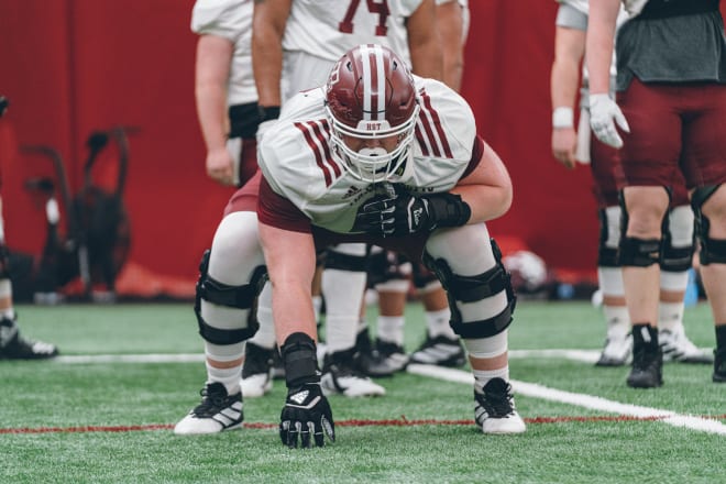 Indiana inks commitment from UMass OL transfer Max Longman. (UMass Athletics)