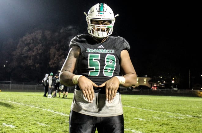 Three-star lineman and Michigan commit Phillip Paea was a big piece of his team's 14-7 win in the district championship.