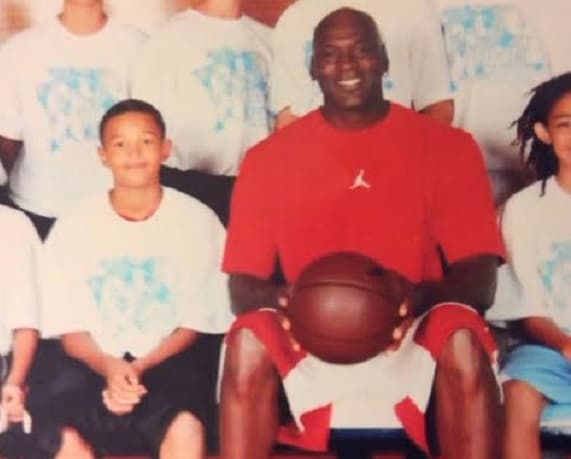 2019 guard and UNC target Zach Harvey's connection to carolina goes back to Michael Jordan's camp.