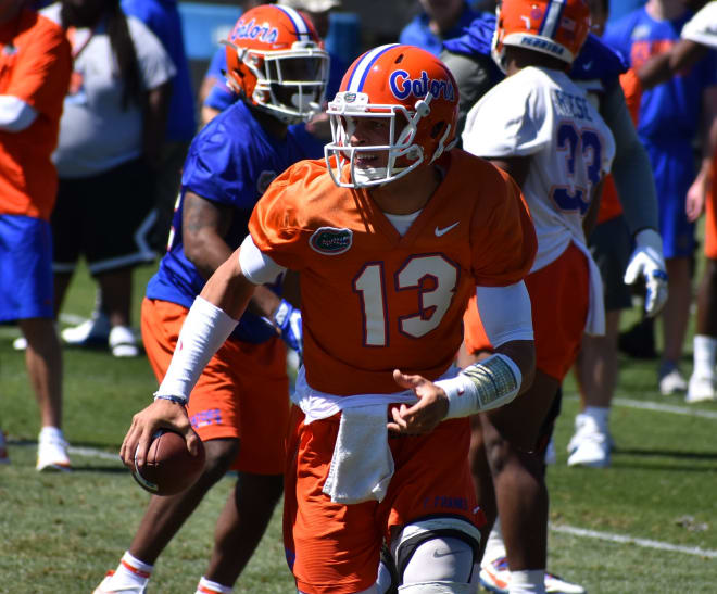 Feleipe Franks has gone out first with the first team offense two days in a row
