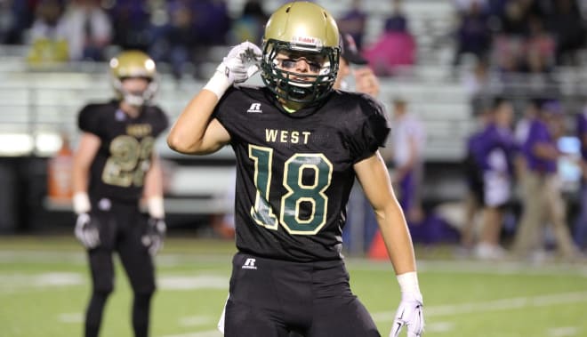 Iowa City West linebacker Cole Mabry visited the Hawkeyes this past weekend.