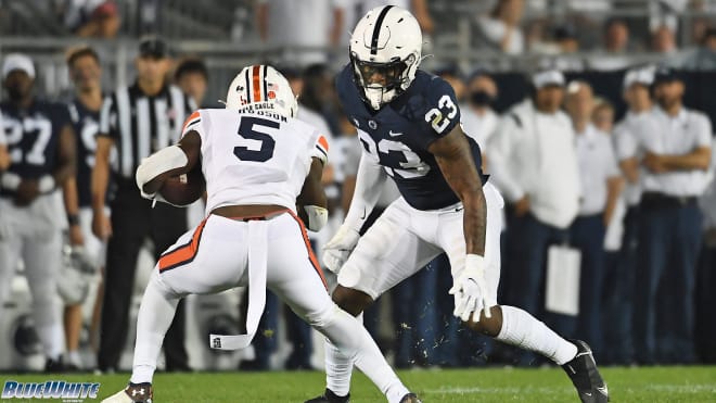 Penn State Nittany Lions linebacker Curtis Jacobs against Auburn