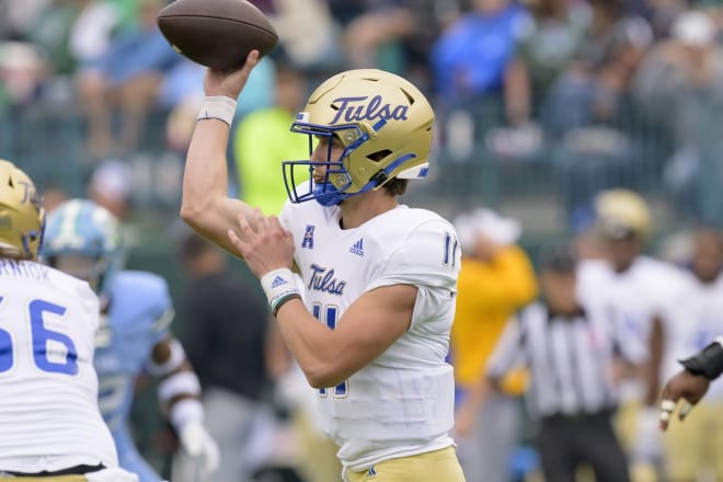 Tulsa QB Kirk Francis passed for 345 yards and a TD.