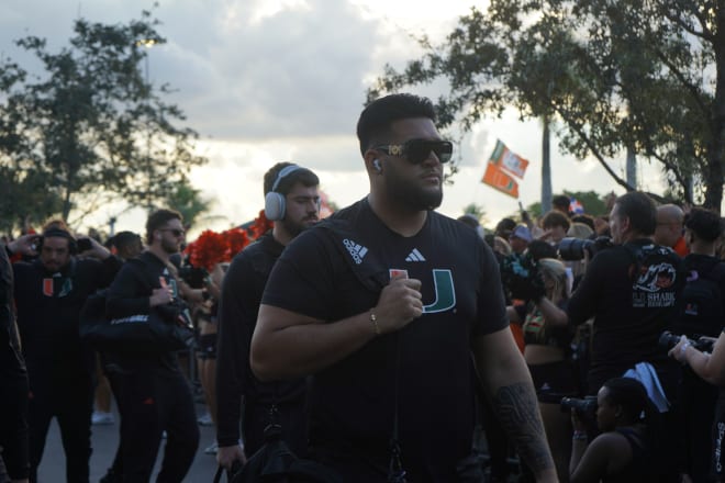 Frankie Tinilau, Offensive LIneman, Miami