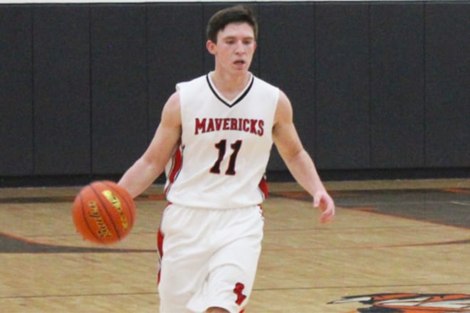 Junior guard Ethan Nicholson (11) runs the show for a youthful and dangerous Sandhills Valley team, which has reached the semifinals of this week's MNAC tournament.