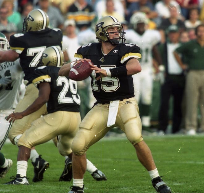 Brees threw for five touchdowns vs. Nick Saban and Michigan State in 1999.