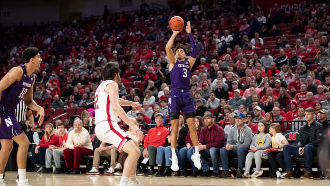 Ty Berry scored 21 of his game-high 26 points in the first half to fuel Northwestern's 78-63 win over Nebraska in Lincoln.