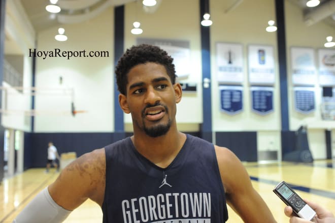 Rodney Pryor and the Hoyas are ready for action tomorrow.  