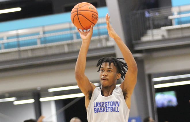 Boston College signee Donald Hand Jr. of Landstown was named the VHSL Class 6 State Player of the Year for 2021-22