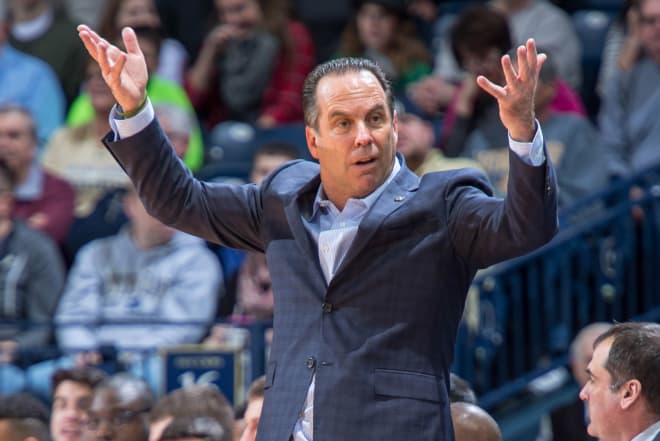 Mike Brey will try to fix Notre Dame’s defensive woes before hosting No. 2 UNC on Saturday.