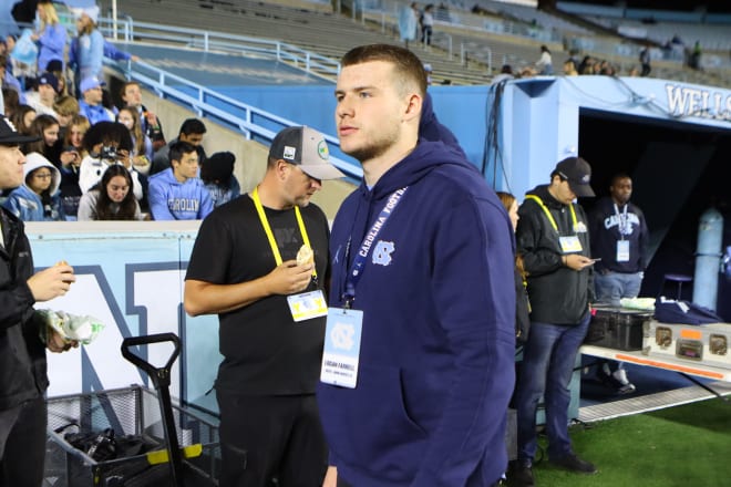 Class of 2025 tight end committed to UNC on Sunday