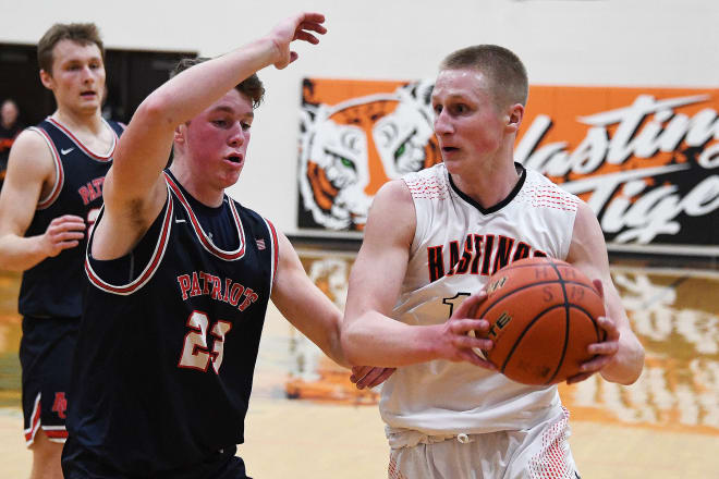 Big season for Hastings boys basketball - girls basketball, too - with Cam Foster (23) leading C-1 top seed Adams Central and Connor Creech (11) leading Hastings High to its first state tournament bid in 16 years.