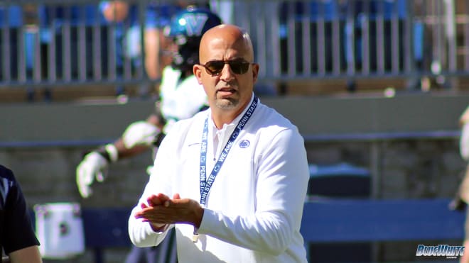 Penn State coach James Franklin has changed agents, according to FootballScoop. BWI photo