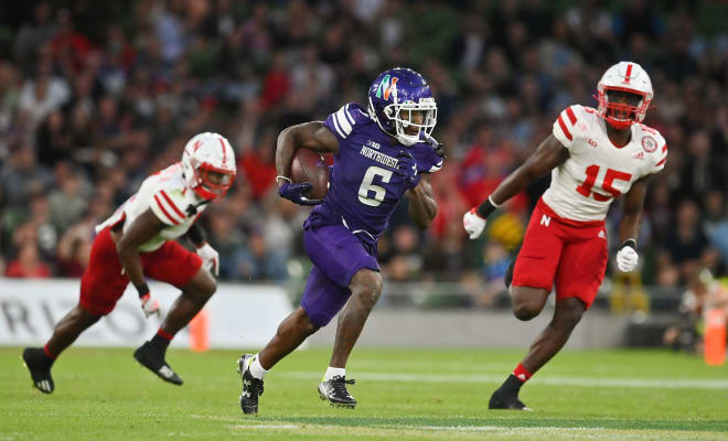 Northwestern WR Malik Washington entered the transfer portal on Tuesday (USA Today Sports)